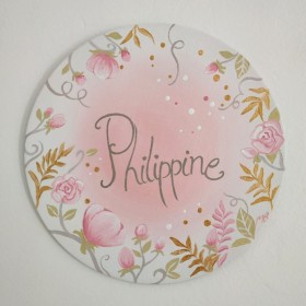 Tableau porte de chambre Philippine