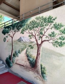 Fresque murale extérieure