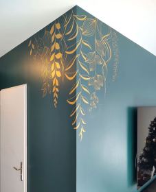 Fresque-verte-et-dore-1