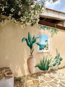 Fresque murale extérieure