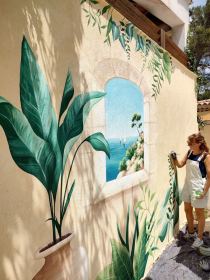 Fresque murale extérieure