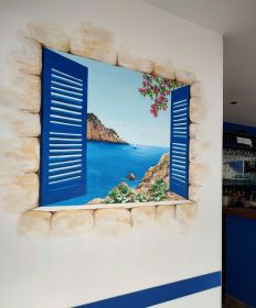 Trompe l'oeil fenêtre