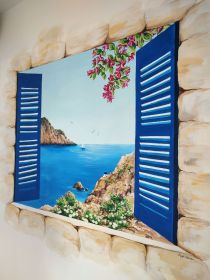 Trompe l'oeil fenêtre