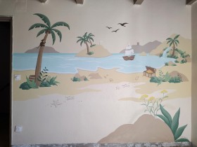 chambre bébé carte au trésor