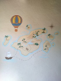 chambre bébé carte au trésor