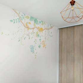 Chambre de bébé thème Jungle