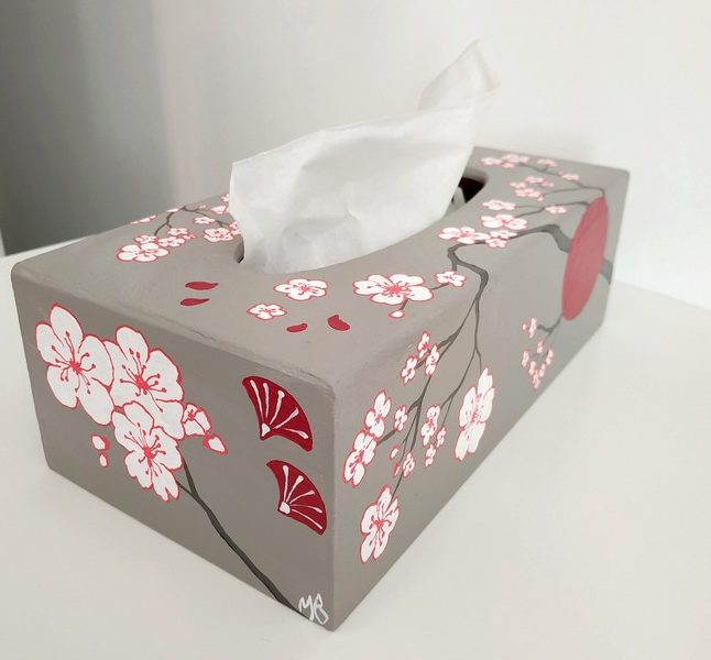 Boîte de mouchoirs tissuer  cadeau personnalisé - Brianto Cadeau