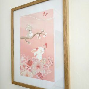 Affiche Les lapins