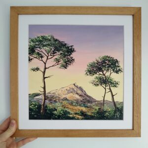 Crépuscule sur la Sainte Victoire