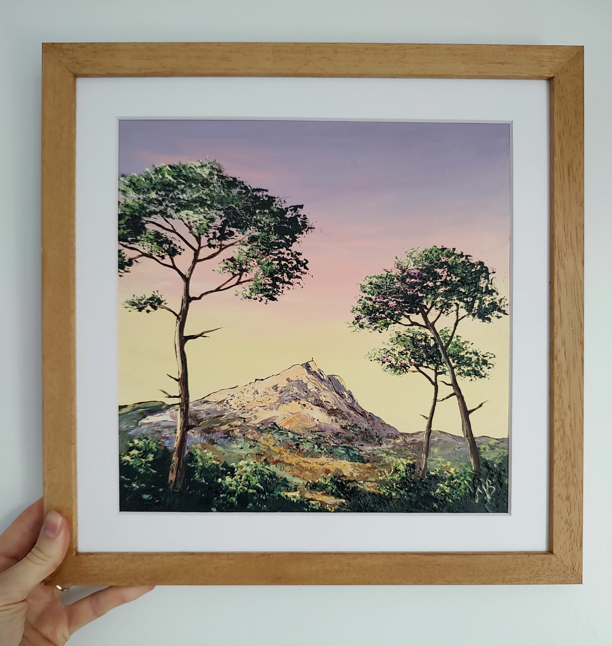 Crépuscule sur la Sainte Victoire