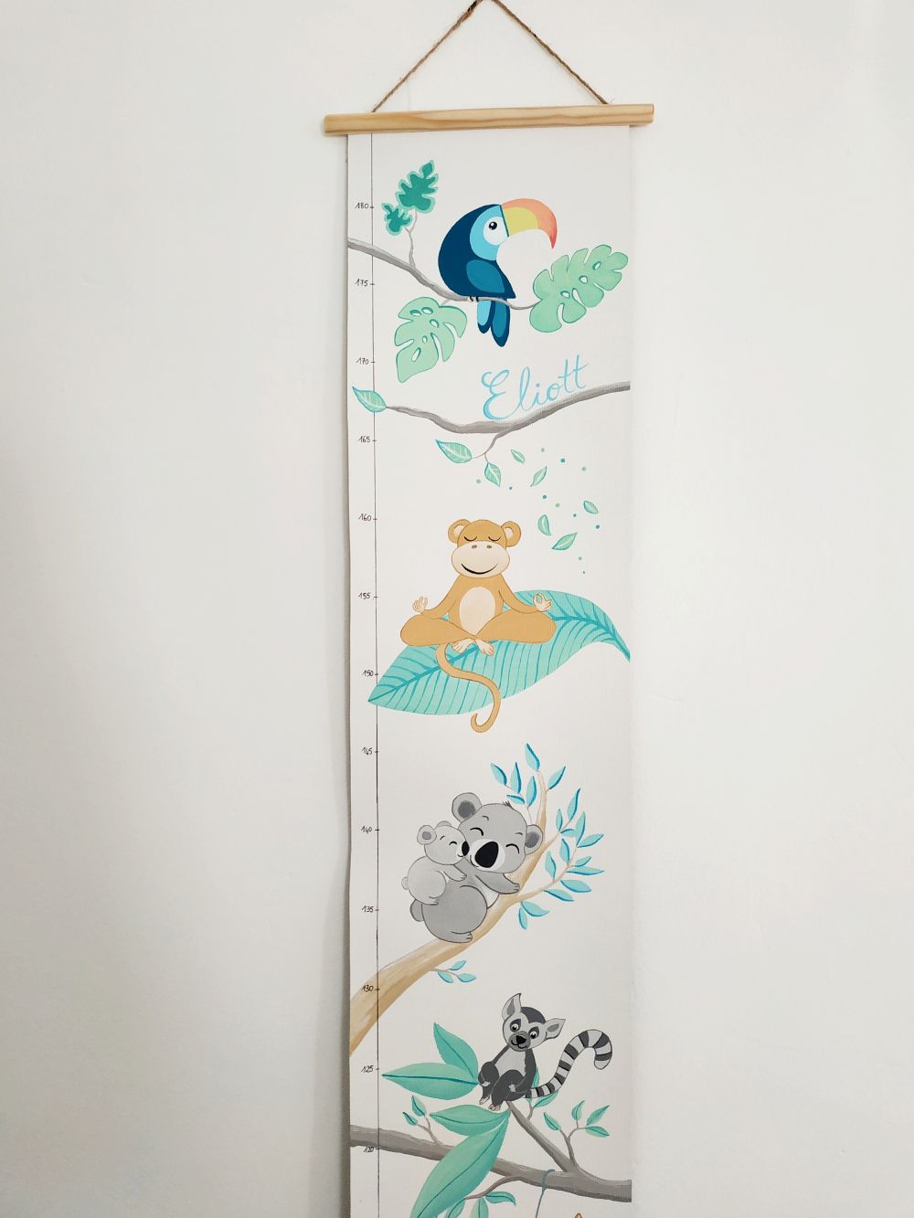 Toise personnalisée / growth chart