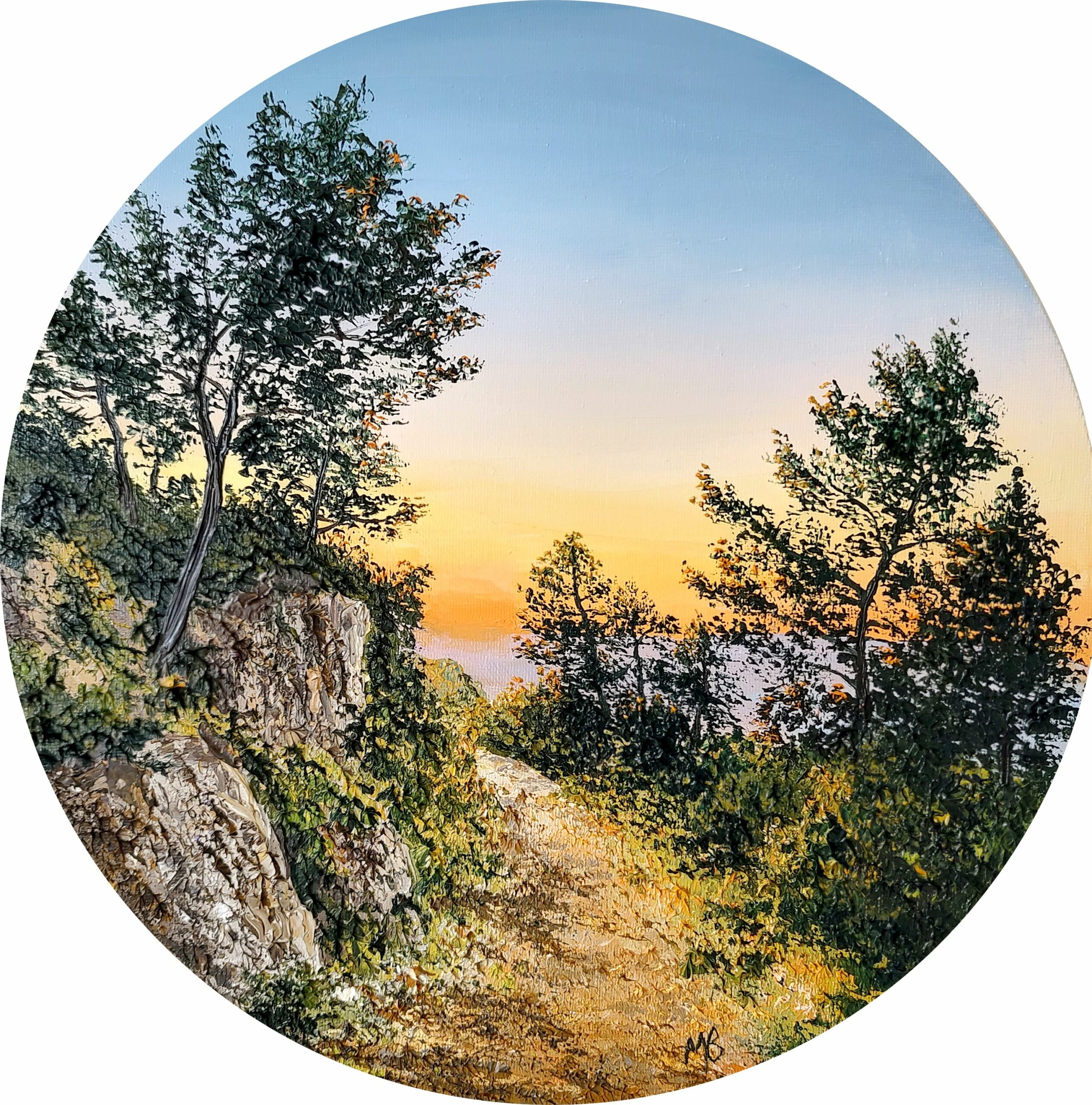 Randonnée au crépuscule