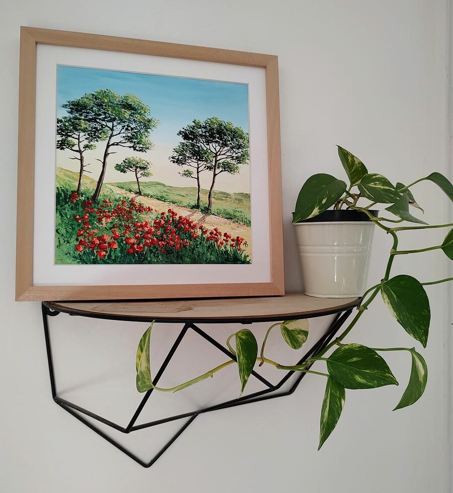 Le sentier aux coquelicots